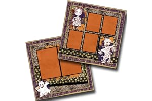 EZSCRAPBOOKS QUICK PAGES The Boo Crew - Halloween - Premade Scrapbook Pages - EZ Layout 6304