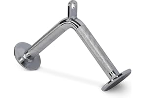 Yes4All Neutral Paddle Grip LAT Pull Down Bar, Range of Motion Spreader Handle Cable Attachments