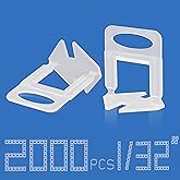 Tile Leveling System 1/32" Spacers Tile Leveler clips 2000pcs DIY Tile Leveling Spacers Tile Leveling System for Professional Ceramic and Stone Installation