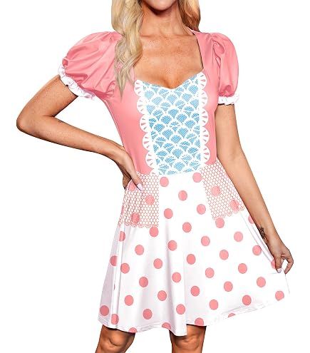 Attached Shrug Abaya With Polka Dot Print In Pink