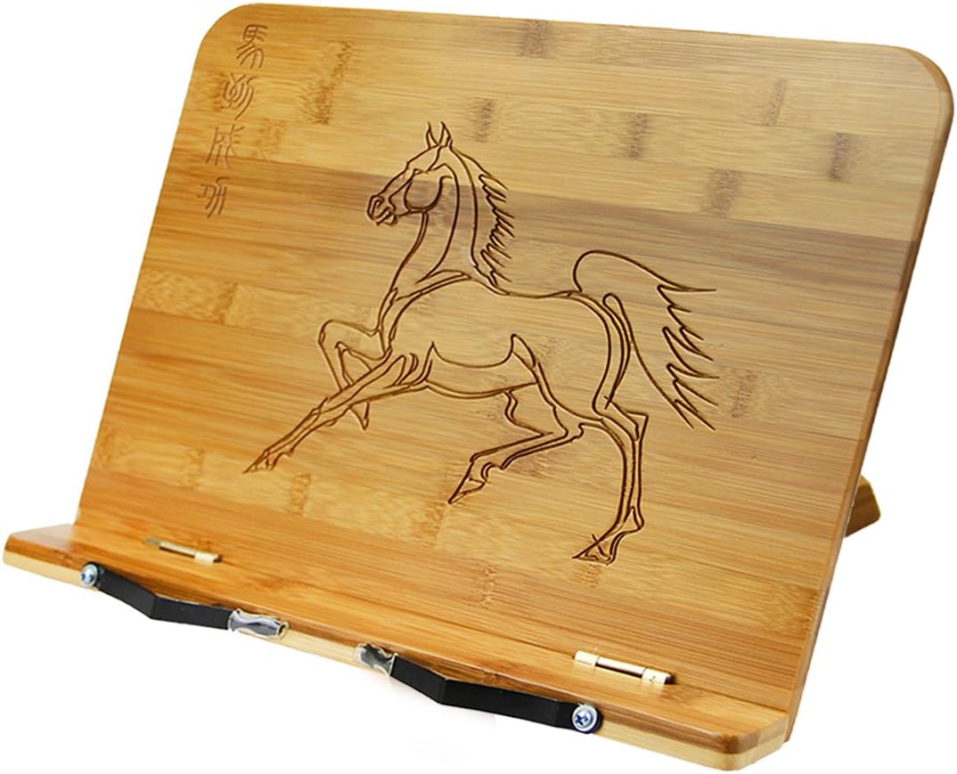 LY Book Stand, Desk/Bed Reading Bookstand for Cookbooks Recipe