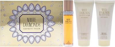 Elizabeth Taylor White Diamonds For Women 3 pc Gift Set EDT Spray Body Lotion