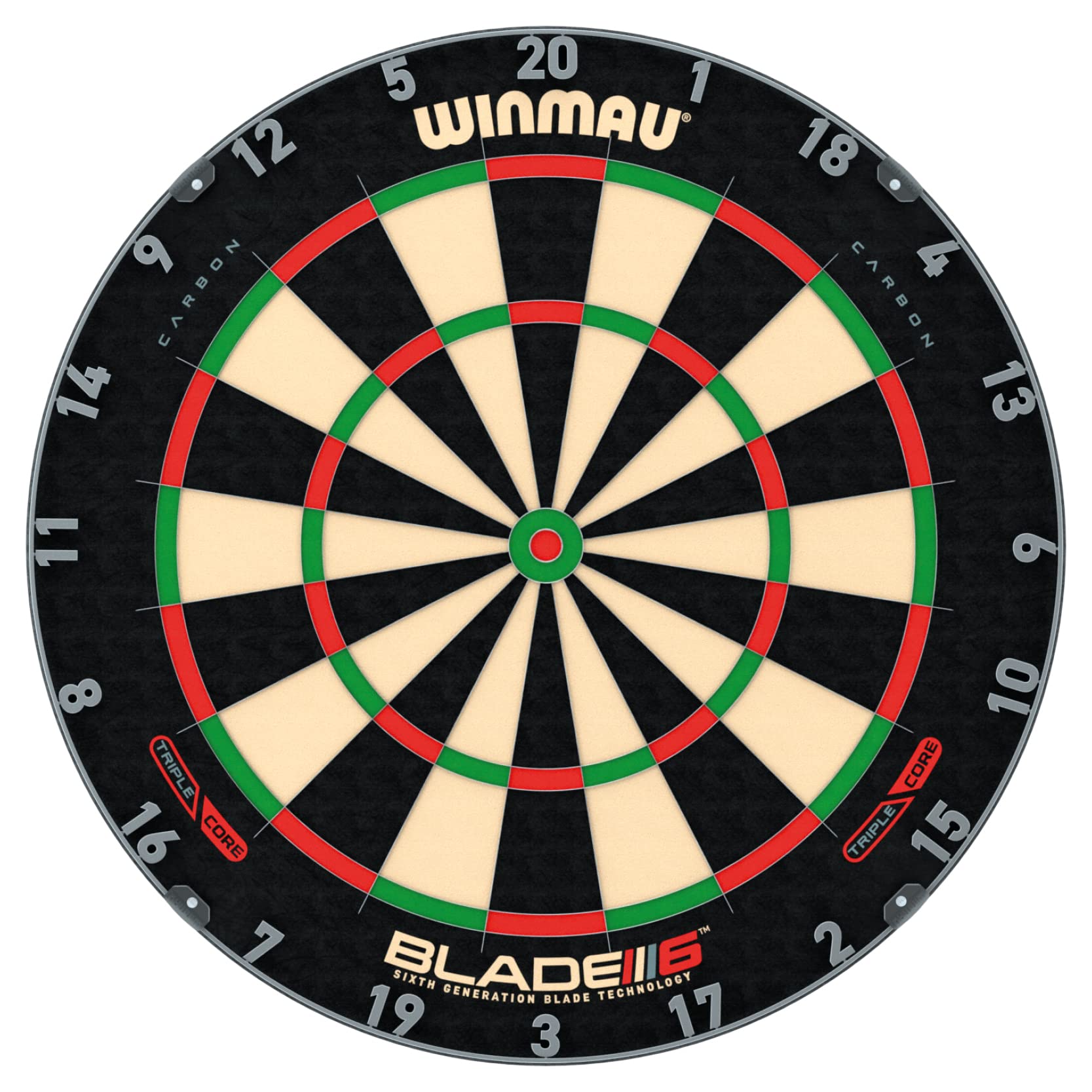 Winmau Blade 6 Triple Core Carbon Professional Bristle Dartboard