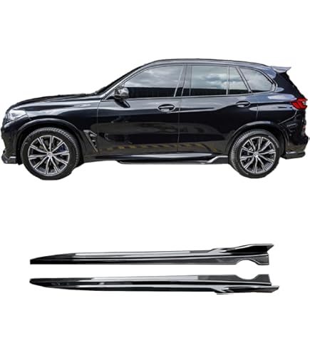 FOR 2018-2024 TOYOTA CAMRY LE SE XSE XLE JDM GT STYLE BLACK SIDE SKIRT EXTENSION