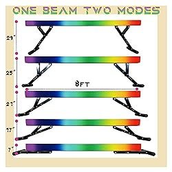 FC FUNCHEER Adjustable balane Beam for Kids - 8FT