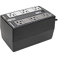 Tripp Lite UPS 350VA Battery Backup Uninterruptible Power Supply, 6 Outlets, Surge Protector, Compact Basic Standby for PC Co