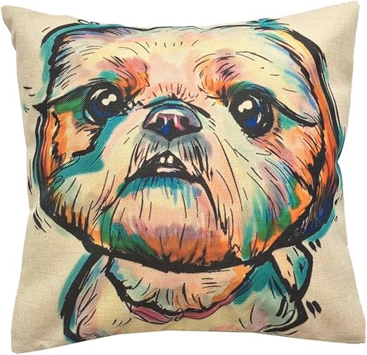shih tzu cushion covers