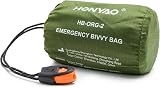 HONYAO Emergency Bivvy Bag 2 Pack Survival Sleeping Blanket Waterproof Shelter view 7