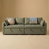 mopio Sleepstash 110.6" 4 Seater Pull Out Sleeper Sofa Bed