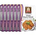 Malka Dhaka Shami Kabab Recipe Mix 50g (1.76 oz) - Authentic Gourmet Spice Powder for Minced Meat Patties - No MSG Added, Vegan, Non-GMO, Gluten Free & Halal - Pack of 6