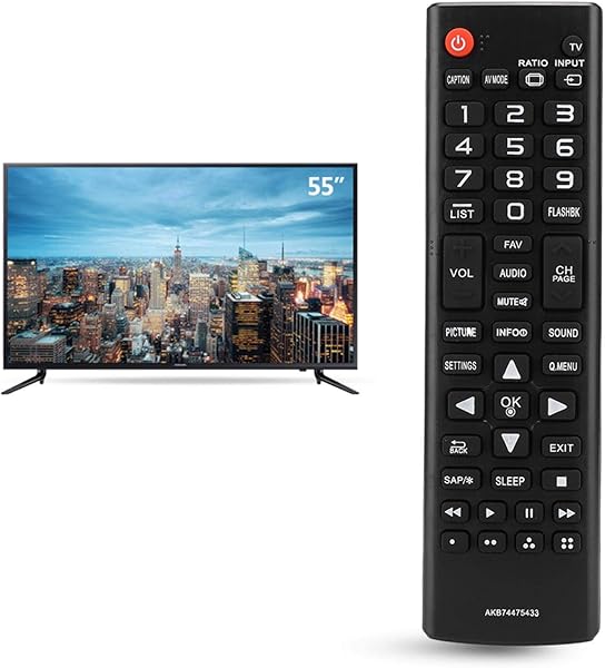 Agatige Reemplazo Universal del Controlador de Control Remoto Multifuncin para Smart TV Home Cinema para 42LD550 47LD650UA