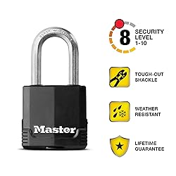 Master Lock Black Magnum Keyed-Alike Padlocks with