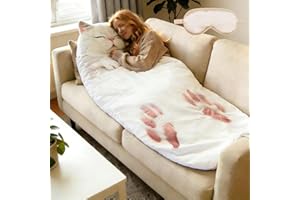 Cat Sleeping Bag for Adults – Soft Wearable Blanket, Super Warm & Cozy, 68.9x31.5in, for Indoor Use, Camping & Sleepovers