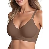 Easybunny Wireless Bras for Women No Underwire Seamless Buttery Bralettes Smoothing Women's Bras Full Coverage Shapedly Bra