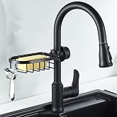 soap dishConvenient Clip-on Soap Tray Stainless Steel Soap Dish Adjustable Shower Rail Slide Soap Plates Smooth Bathroom Kitchen Holder BLACK18x10.5x4.5cm