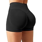 YEOREO SoftHue Women Workout Gym Impact Shorts Hidden Scrunch Butt Lifting 2.5"/3.6"/4.5"/6" Seamless Shorts
