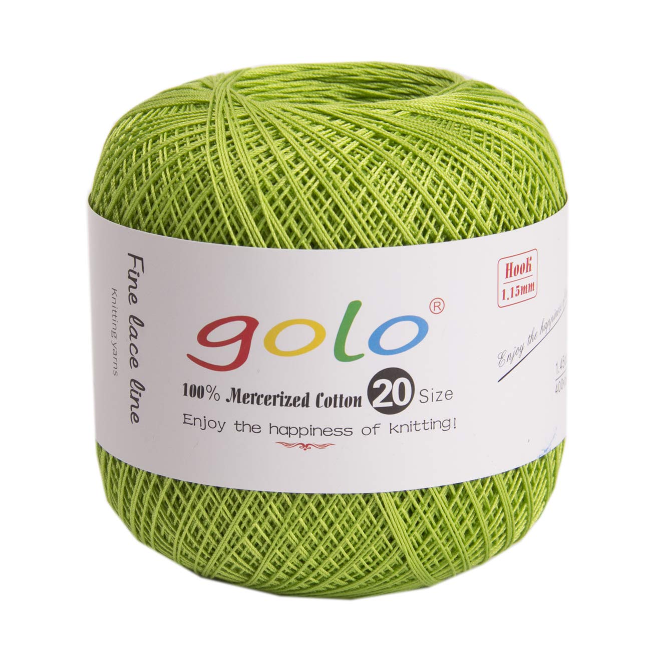 golo Crochet Thread Size 20 Yarn for Hand Knitting Embroidery Thread — image 1