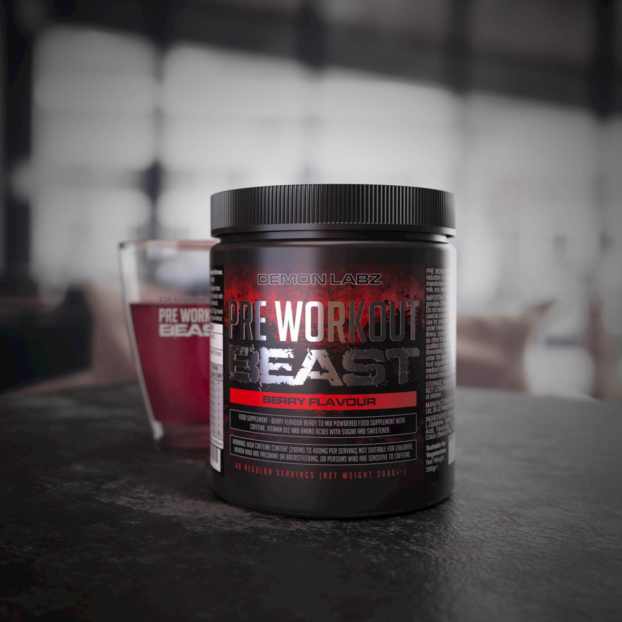Pre Workout Beast (Berry Flavour) Hardcore preWorkout