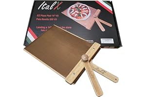 ITALX NEW EZ Pizza Peel 14 V3 (actual size 13.46") - self-launching pizza peel - sliding peel (Also available 12", 16" and 20