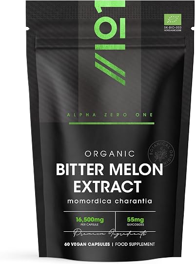 ALPHA01 Organic Bitter Melon Extract 16500mg 60 VEGAN Caps 2 Months