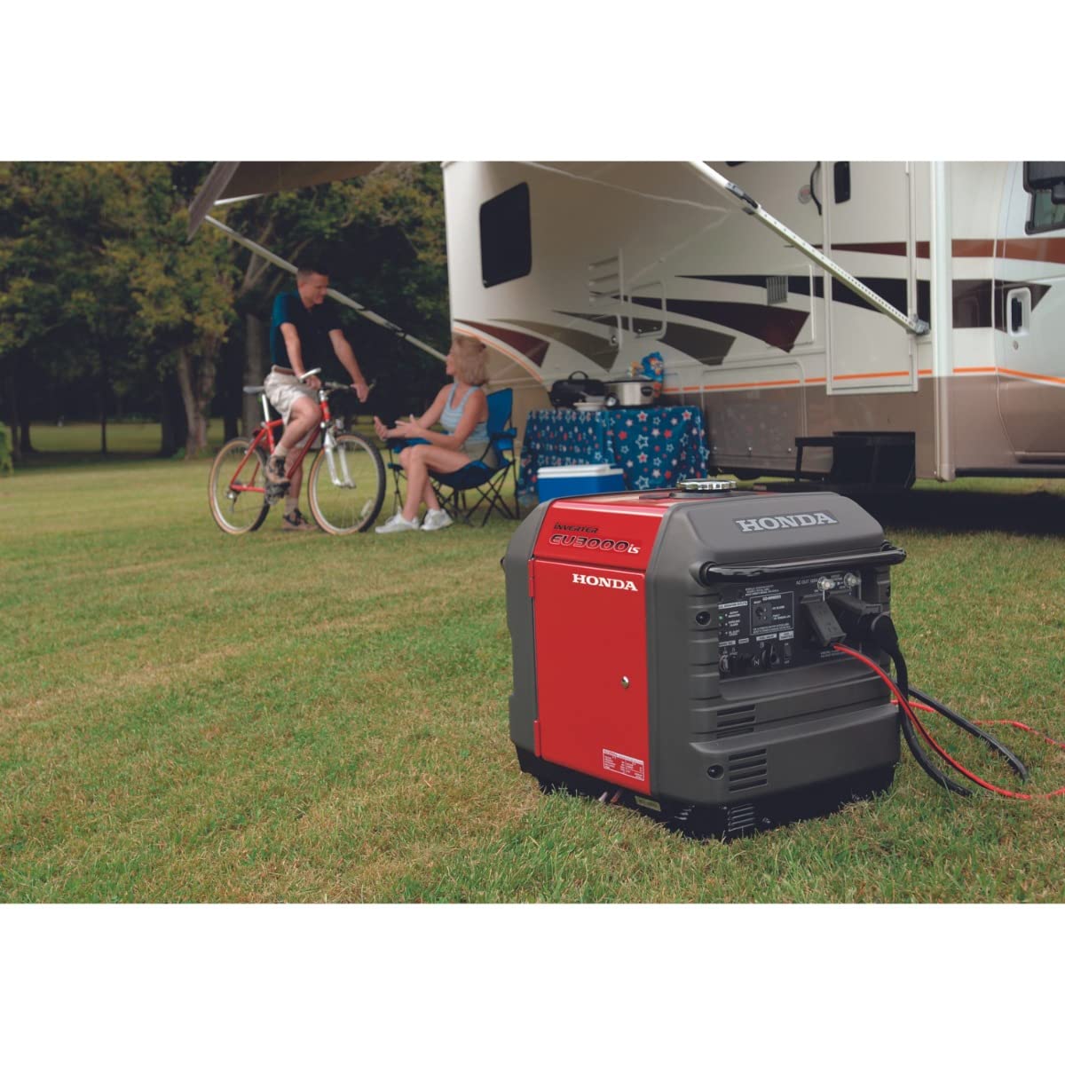 Honda EU3000IS1AN 3000-Watt 120-Volt Inverter Generator with CO-MINDER - 49-State 664270