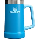 Stanley Stay-Chill Beer Stein 24 oz | Heavy Duty Big Grip Handle | Beer Tumbler Drink Cup, Holds 2 Cans | Insulated Stainless Steel Party Mug | BPA-Free