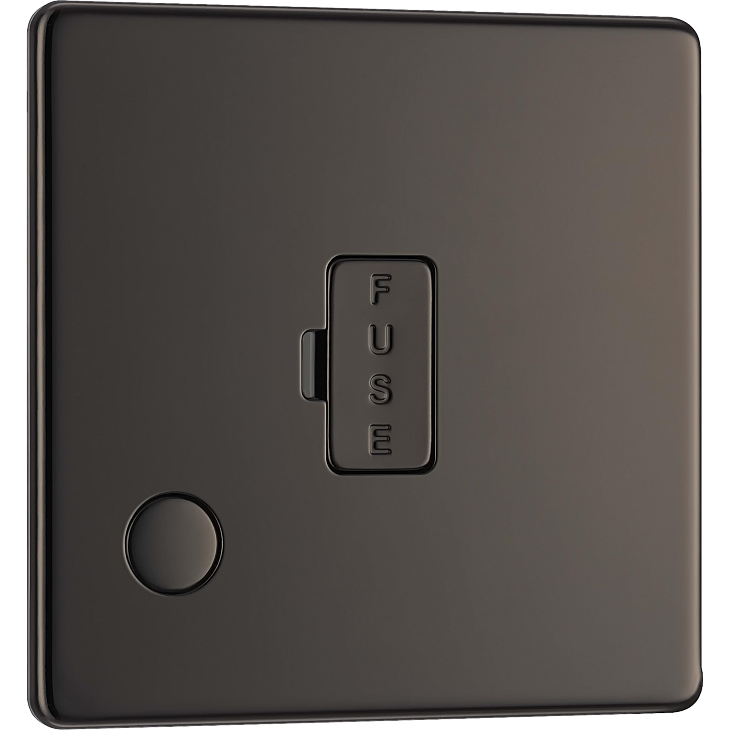 BG Electrical Screwless Flat Plate Fused Connection Unit with Cable Outlet