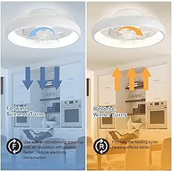 DLLT 360-Degree Rotation LED Flush Mount Ceiling