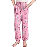 Arshiner Girls Pajama Pants Kids Plaid Pj Pants Comfy Lounge Sleepwear Bottoms with Pockets