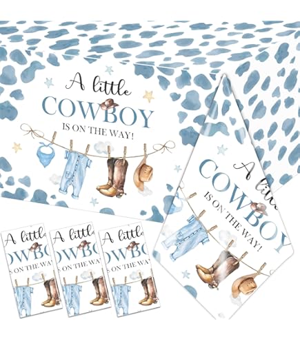 2.4 Inch Cute Cowboy Thank You For Celebrating With Us Sitcker,Baby