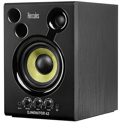 Hercules DJMonitor 42: 2 x 20 watts RMS active monitoring speakers