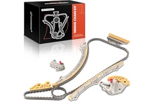 A-Premium 8PCS Engine Timing Chain Kit W/Tensioner & Guide Compatible with Honda & Acura - CR-V CRV 2010-2014, Civic 2012-201