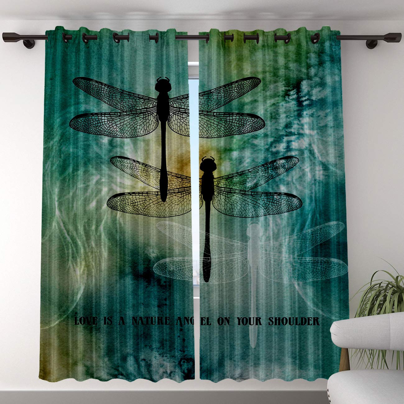 Amazon Com Blackout Curtain Panels Window Draperies For Living