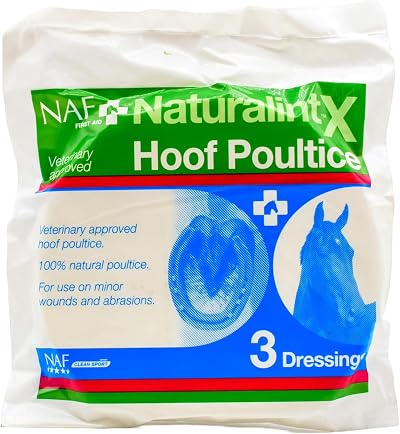 NAF NaturalintX Hoof Poultice Single Use Dressing for Horses
