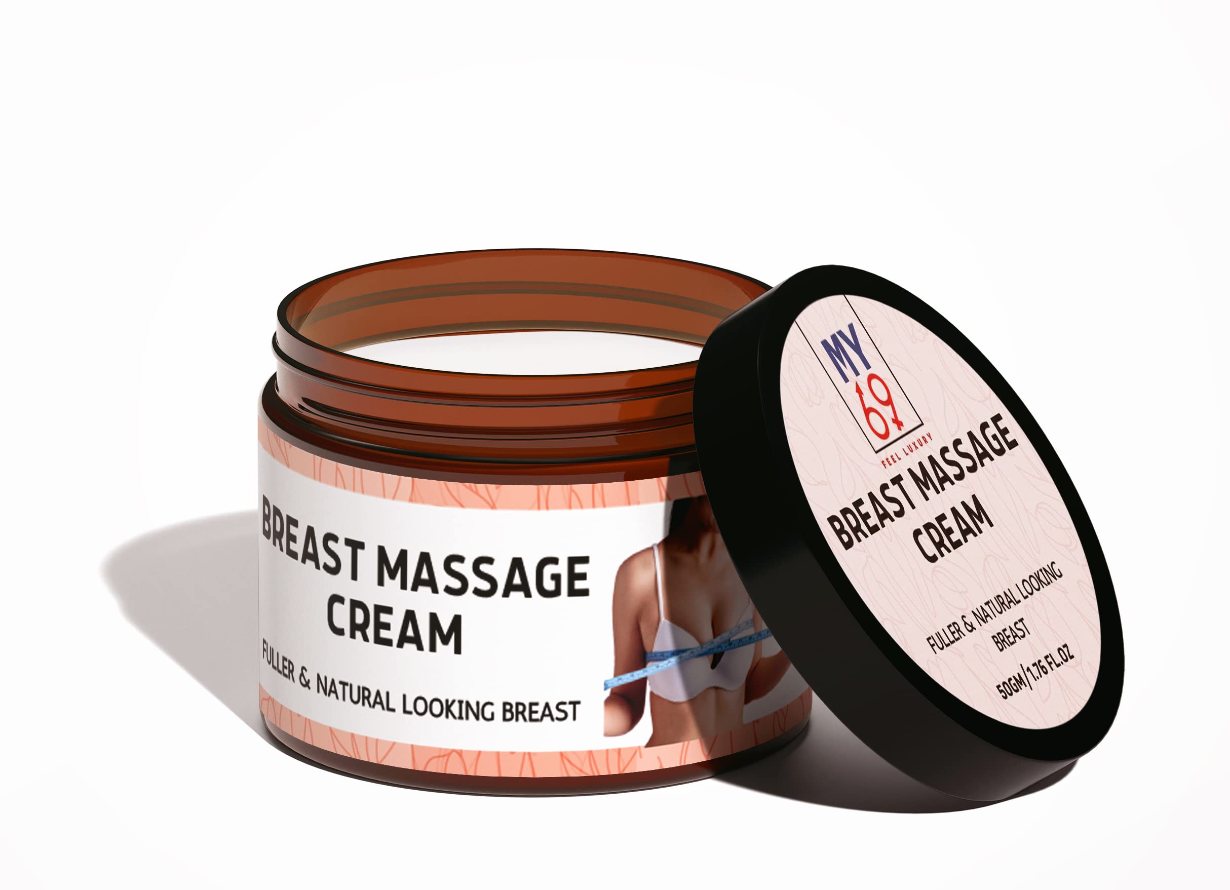 BlueQueen Breast Enhancement Cream Natural Breast Enlargement Cream for Breast Growth & Bigger Breast, Boob Cream with Gentle Formula to Lift, Firm & Tighten Breast - 1.76 Oz