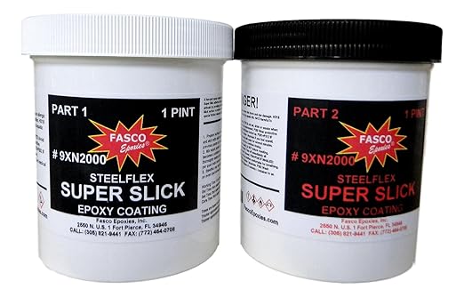 Amazon Com Super Slick 2000 Epoxy Bottom Coating Airboat Quart Kit Industrial Scientific