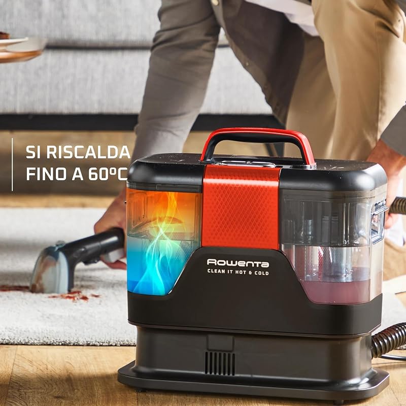 Clean It Hot & Cold, Smacchiatore e Pulitore Portatile, IN7022