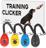 Diyife Dog Clicker 4 Pack Multicolor Training Clickers with Wrist Strap
