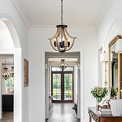 LAMPKEDUO Farmhouse Hanging Pendant
