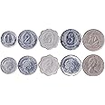 East Caribbean States 5 Mixed Coins | 1 to 25 Cents | Eastern Caribbean Currency Since 1966