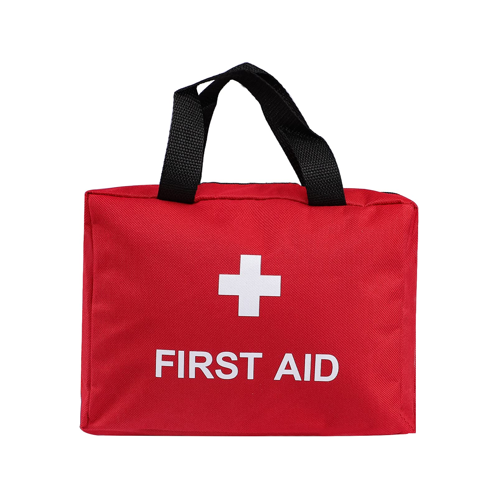 FakeFace Empty First Aid Bag Small Rescue Pouch First Responder Storage Organizer Compact Survival Medicine Bag for Car Home Office Kitchen Sport Travel