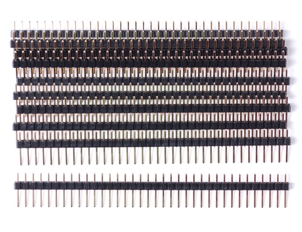 Adafruit 392 10pc(s) Male Berg Connector Electrical Cable Connector - Electrical Cable Connectors (Big Connector, Straight, Male, 2.54mm, 10pc(s))