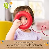 Fisher-Price Rock-a-Stack Toy 5 Rings Plant-Based Materials Baby Stack view 6