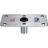 Attwood Lock'n-Pin 3/4" Boat Seat Post Base Stainless SteelPlated, Non-Threaded Lock'n-Pin 3/4" Boat Seat Post Base, SP-64839
