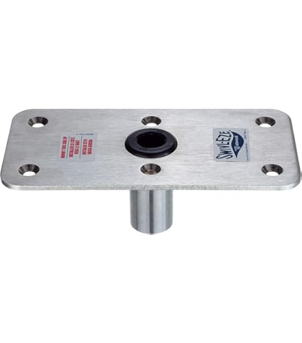 Dualoai Adjustable Boat Seat Pedestal Mount Accessory Detachable Degree