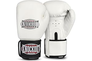 ULTIMATE KNOCKOUT Kids Boxing Gloves - Youth Training Gloves for Kickboxing, MMA - Beginner to Pro Level Heavy Bag Gloves - Home Gym Training & Sparring with Ultra Wide Wrist Support