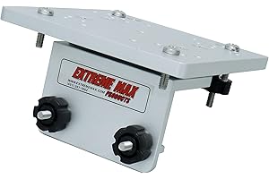 Extreme Max 3005.4158 Universal Aluminum Downrigger Bracket for Tracker Versatrack Systems
