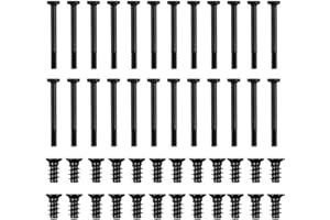 60pcs Computer Case Fan Screw Kit - PC Chassis Radiator Screw Set, Long and Short Screws for Computer Cases