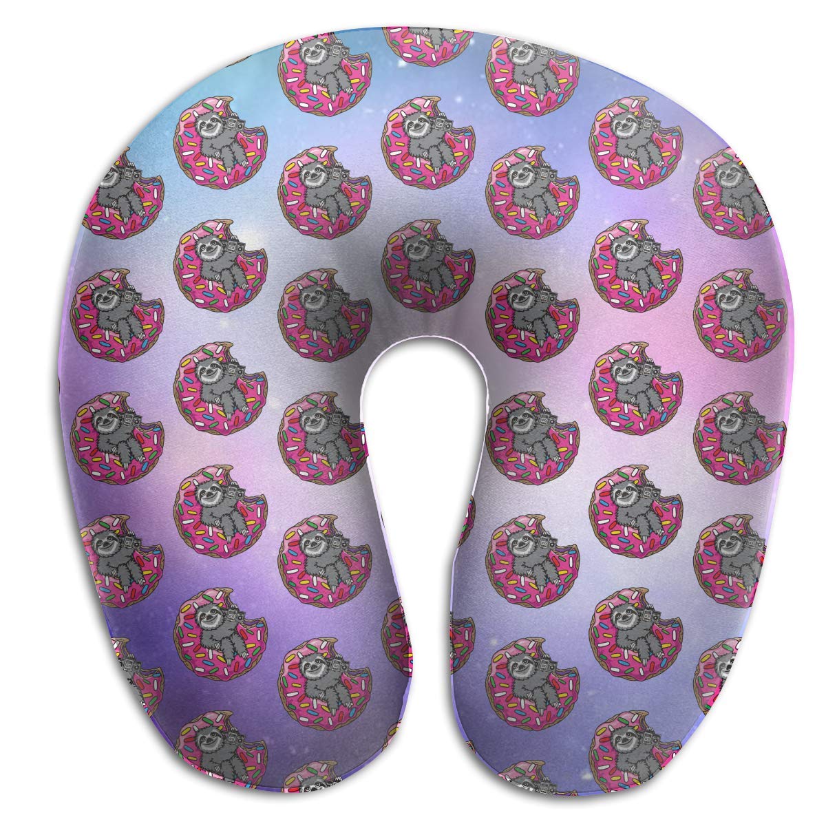 Amazon Com Hjmy Soft Sloth Donut Memory Foam Neck Pillows Neck