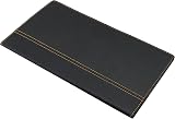 Securit Trendy Faux Leather Bill Presenter Menu Folder with Card Slot Black view 6